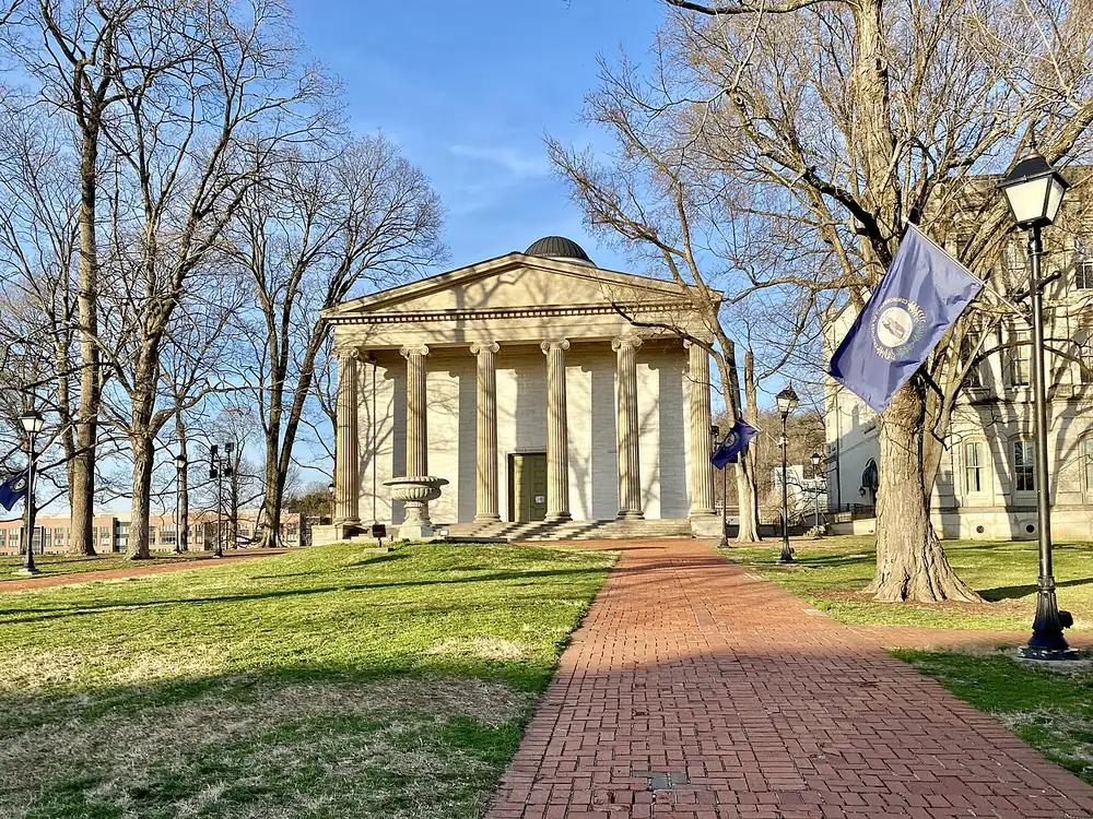 The Kentucky State Capitol in Frankfort, seen from outside