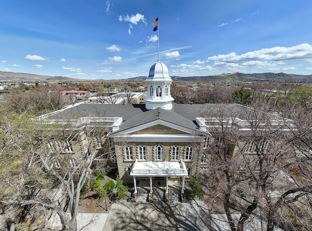 The Nevada State Capitol in Carson City, seen from outside